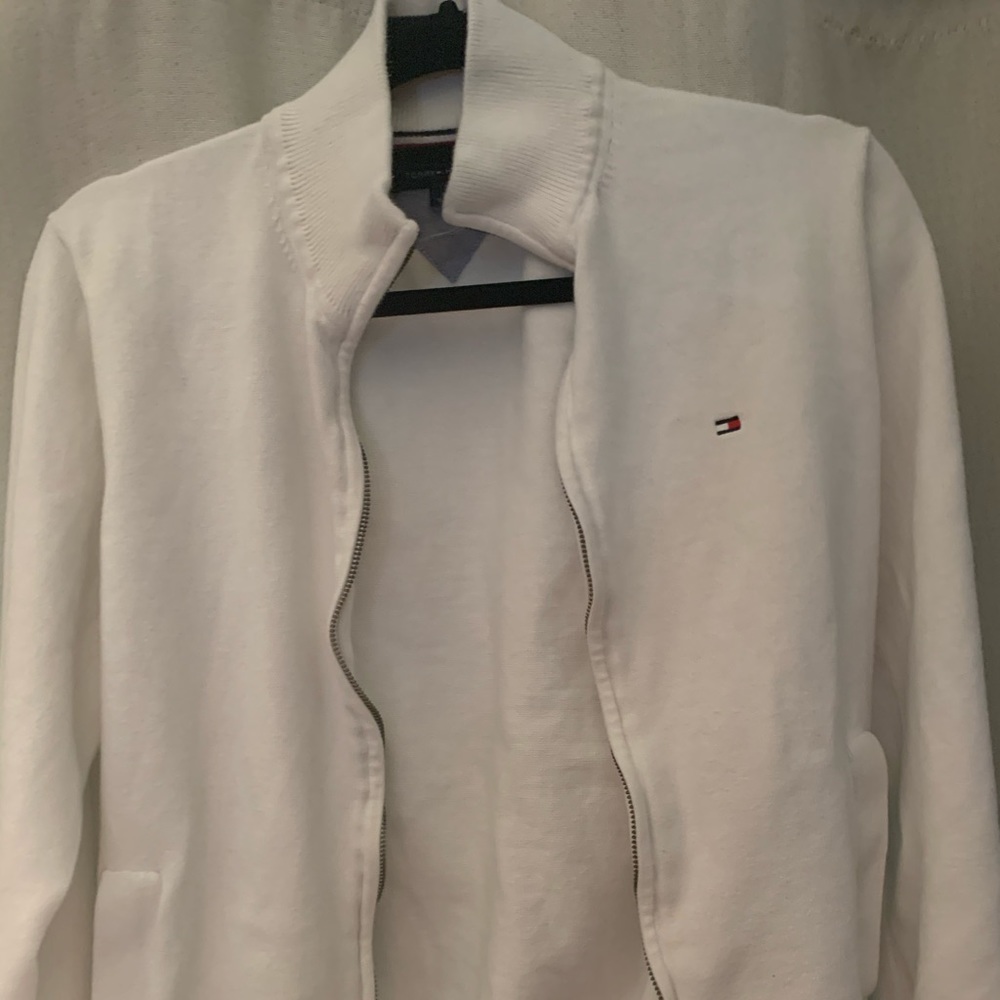 Tommy Hilfiger White Men’s Medium Full Zip